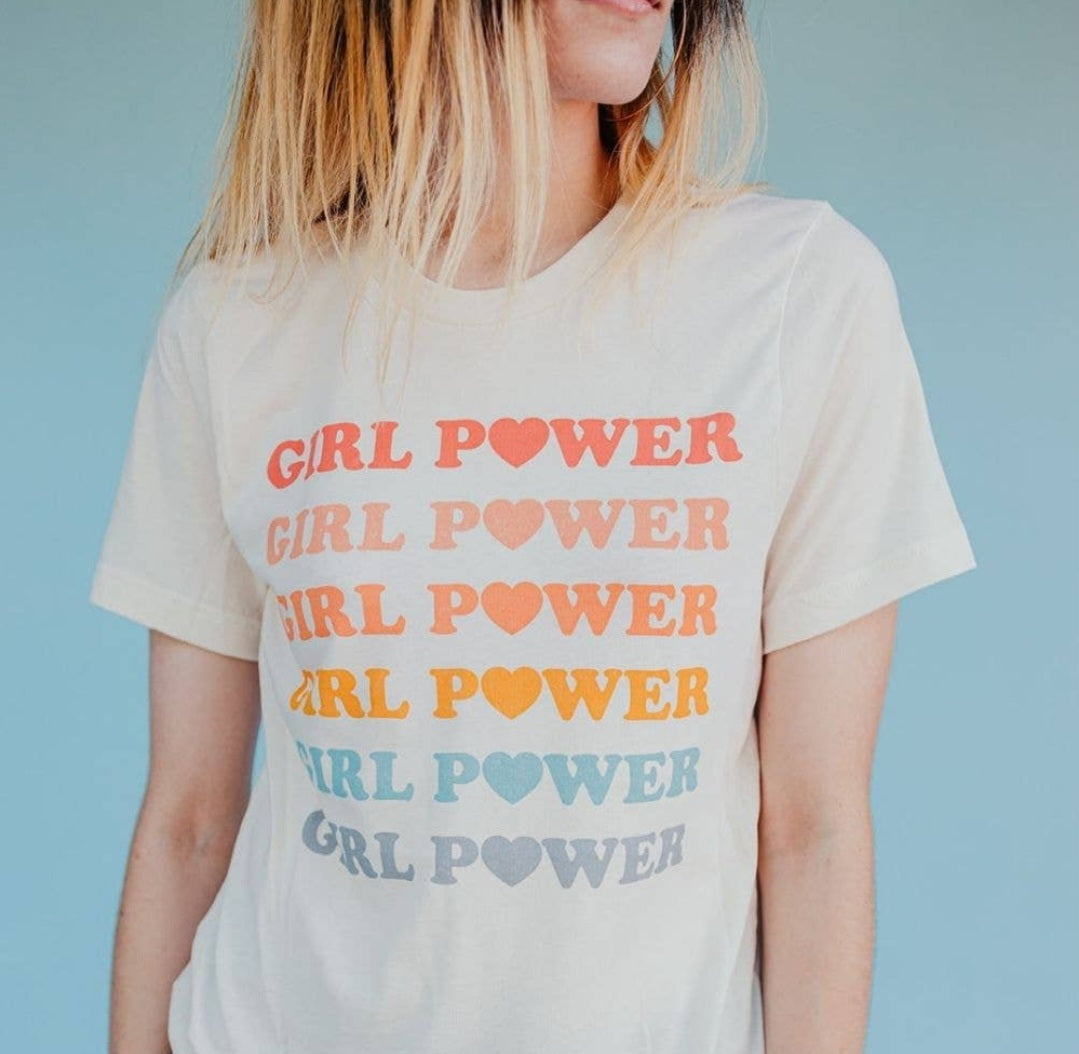 Rainbow Girl Power Tee